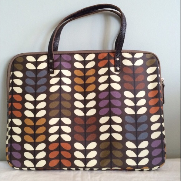 orla kiely laptop backpack